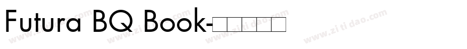 Futura BQ Book字体转换